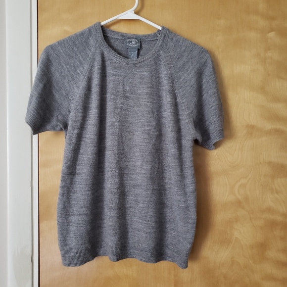 Designers Originals Tops - *final*Large Short sleeve Gray sweater
